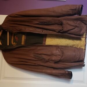 Heavy Leather Coat - Ciato Cavalli